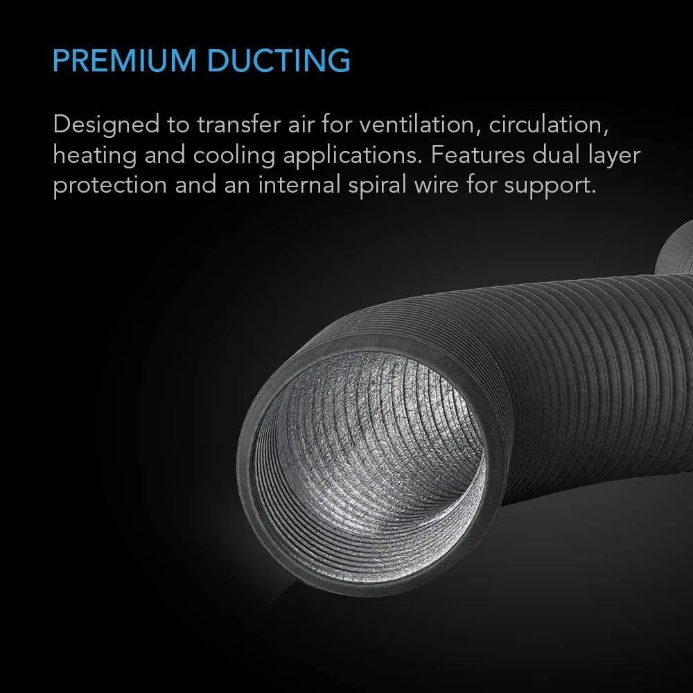 AC Infinity Flexible Four-Layer Ducting, 8" x 25' AC Infinity