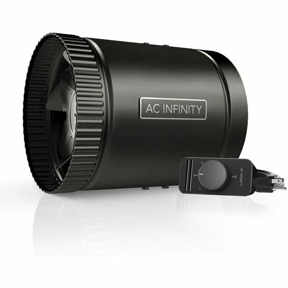 AC Infinity RAXIAL S6 Inline Booster Duct Fan with Speed Controller, 6" AC Infinity