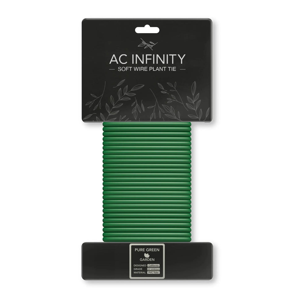 AC Infinity, SOFT TWIST TIES, THICK RUBBERIZED TEXTURE, 10M AC Infinity