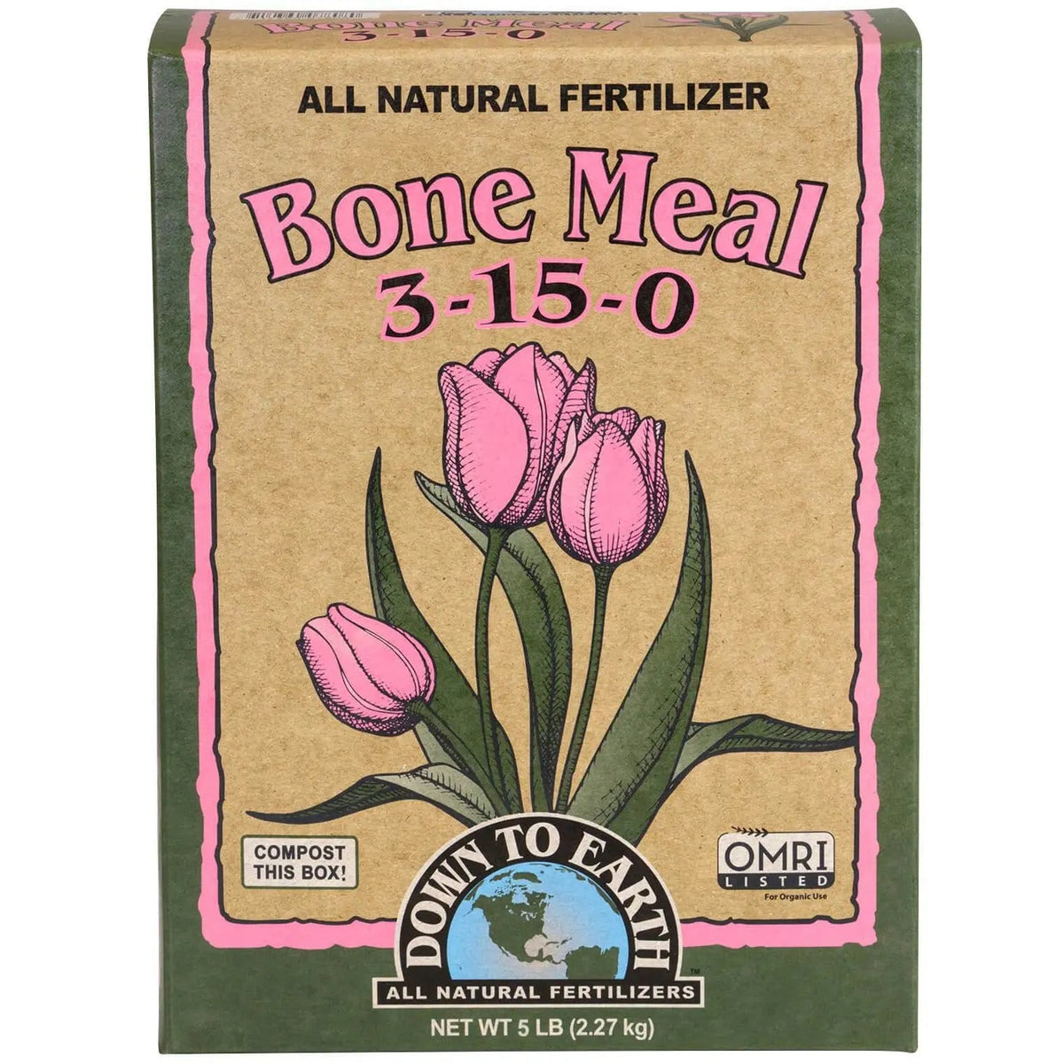 Down To Earth Bone Meal, 5 lb Down To Earth