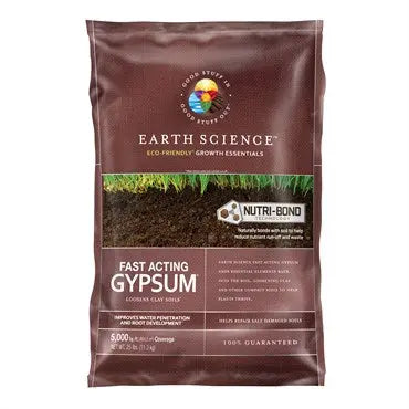 Earth Science® Fast Acting Gypsum®, 25lbs Earth Science