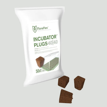 FloraFlex® INCUBATOR PLUGS 1.25" 40|40 | Pack of 50 FloraFlex