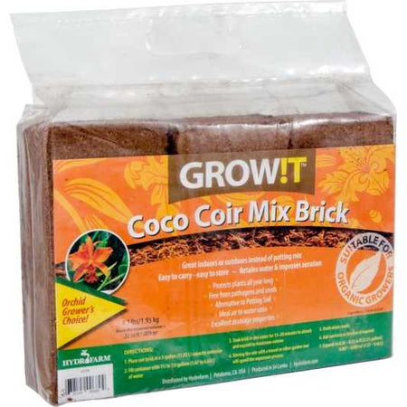 GROW!T Coco Coir Mix Brick | Pack of 3 GROWIT