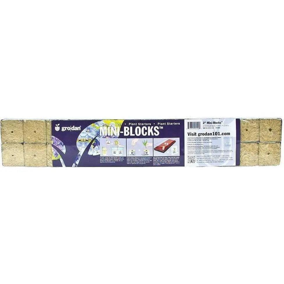 Grodan® Starter MINI-BLOCKS, 2" | Pack of 24 Grodan