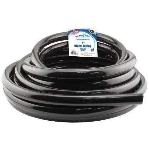 Hydro Flow® Vinyl Tubing Black, 1" ID - 1.25" OD, 50' Hydro Flow
